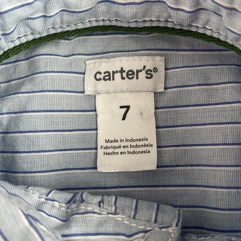 Carter’s Boys Dress Shirt Size 7